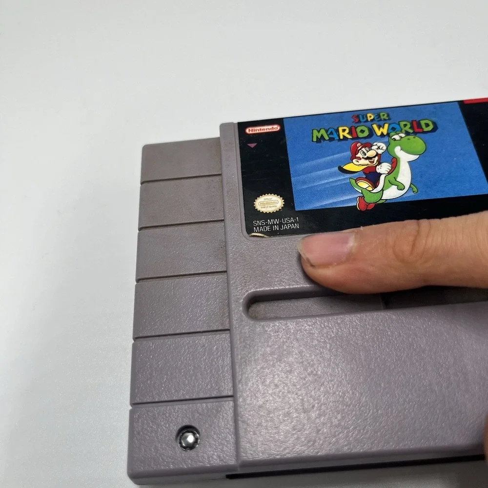 Super Mario World (Super Nintendo Entertainment System, 1991) Authentic Working!